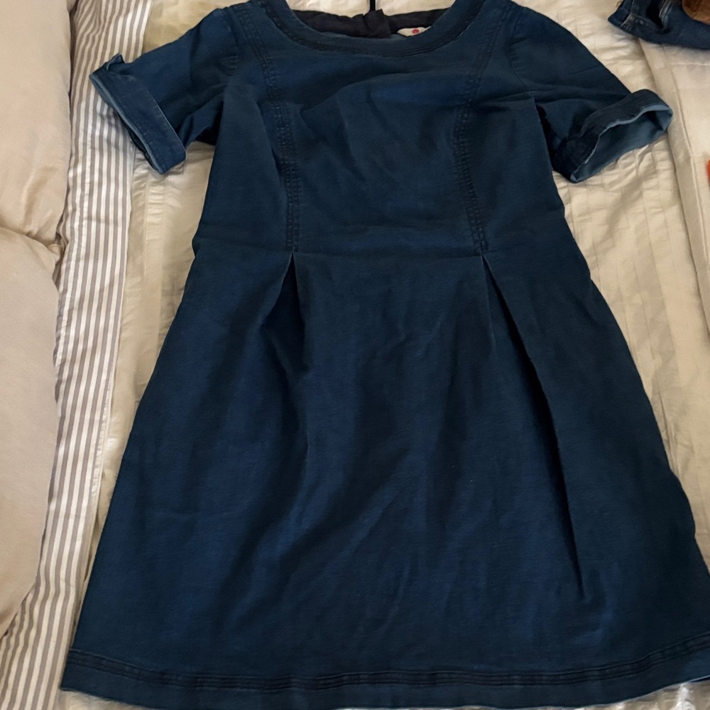 Boden Navy Blue Casual Kids Dress